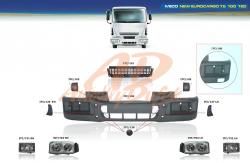 nárazník přední IVECO ECARGO NEW-75-120- s mlhovkami  - 2