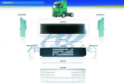 panel pod čelní sklo VOLVO FH  - 2